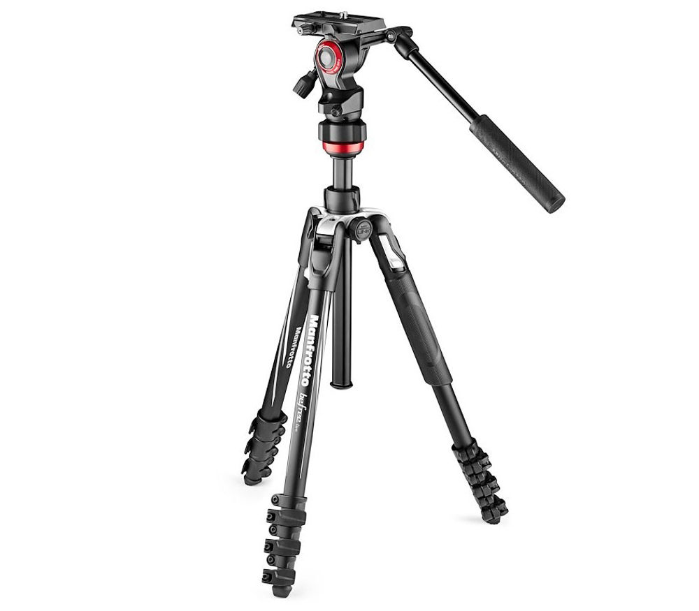Штатив Manfrotto Befree Live с 2D видеоголовкой, клипсовый замок (MVKBFRL-LIVE)