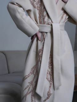 Пальто "Крем и Золото"