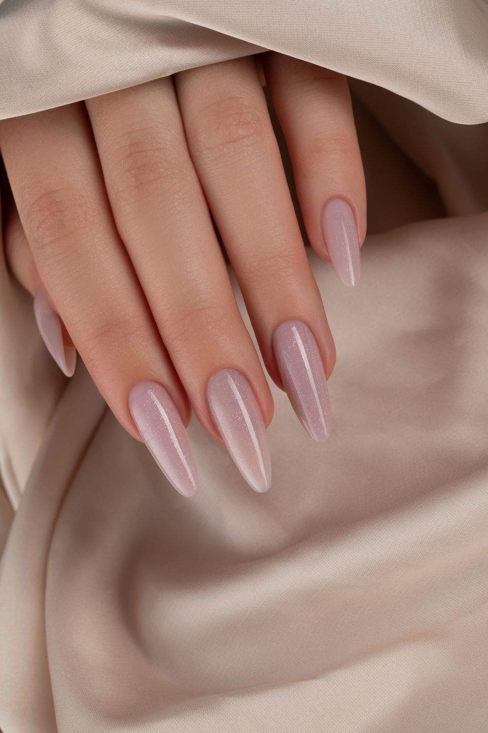 Monami Гель Nude Shine для моделирования ногтей нюдовый с шиммером