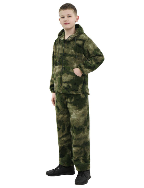 Костюм детский Флисовый  БАРС Мох зеленый