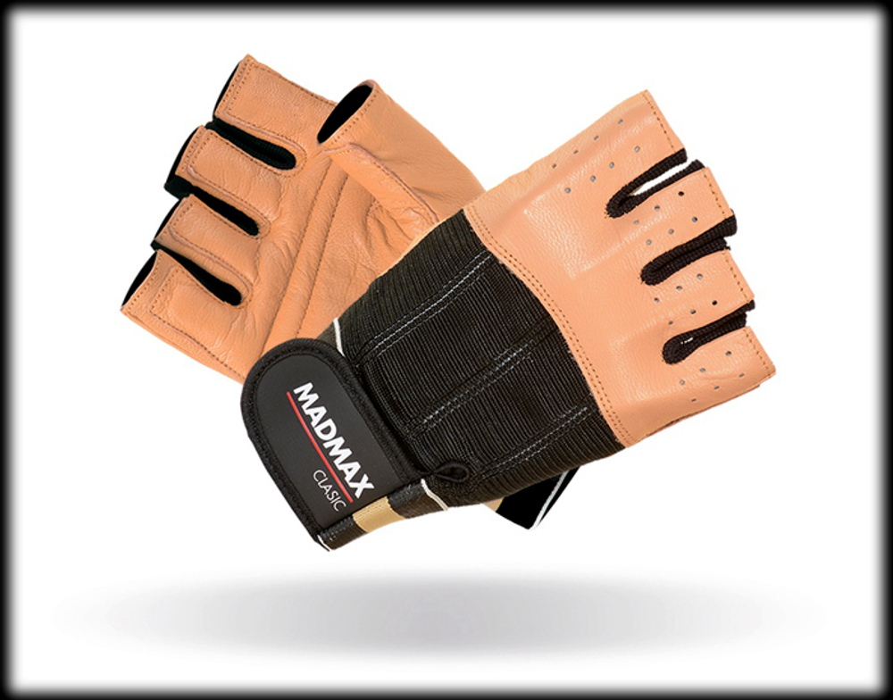 Перчатки MadMax Classic MFG248 BROWN-BLACK