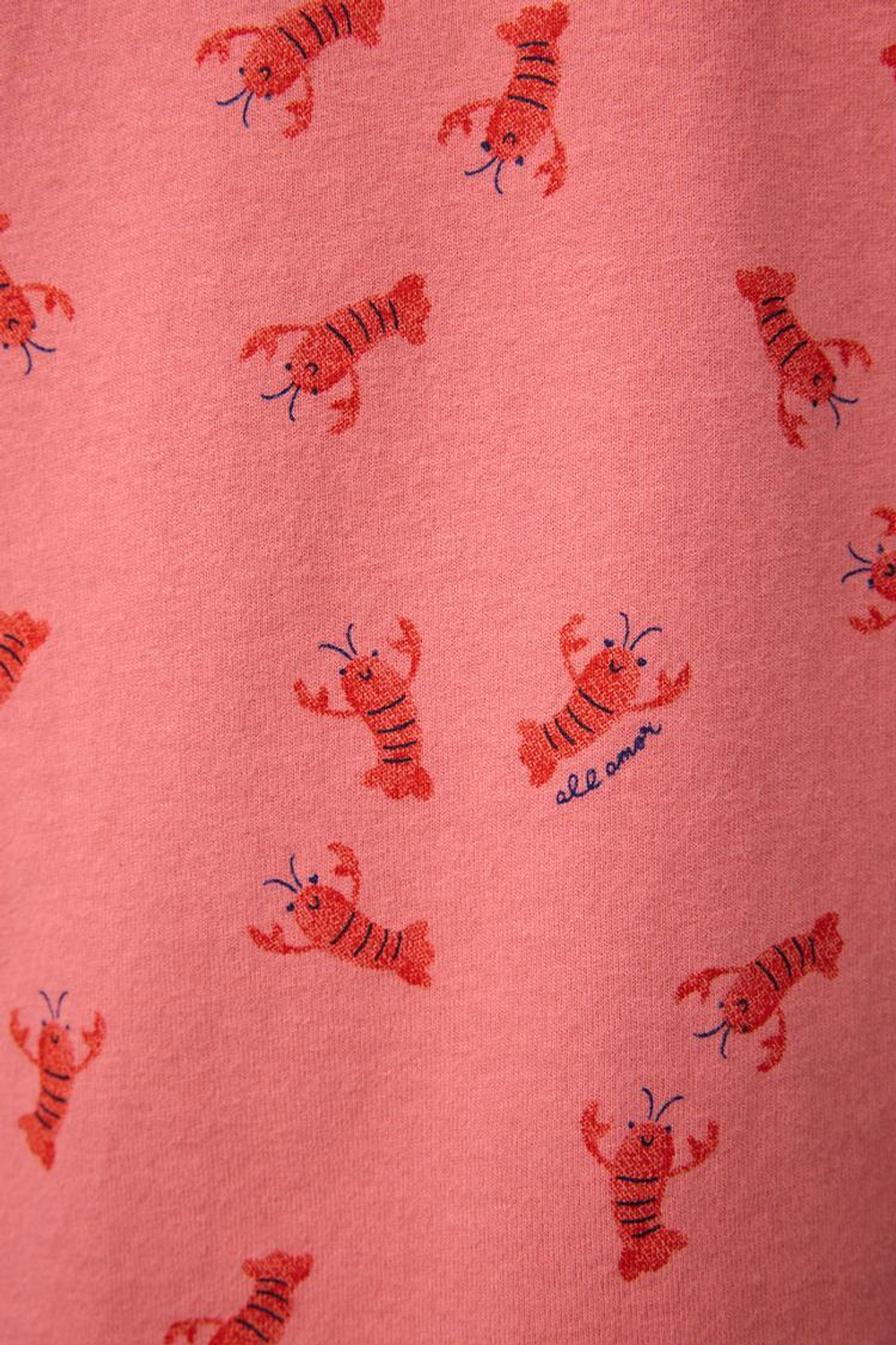 ZARA ФУТБОЛКА С ПРИНТОМ «ЛОБСТЕРЫ», КРАСНЫЙ