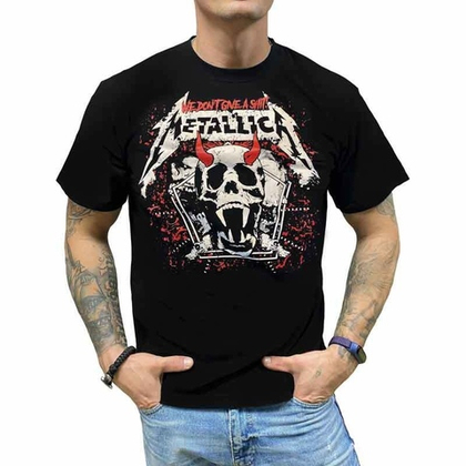 Футболка Metallica (череп с красными рогами) (48)