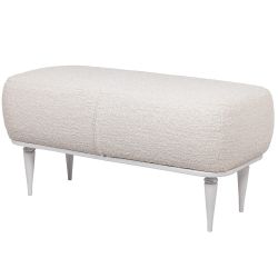 Банкетка Арт Софт Айс Сильвер Бежевый