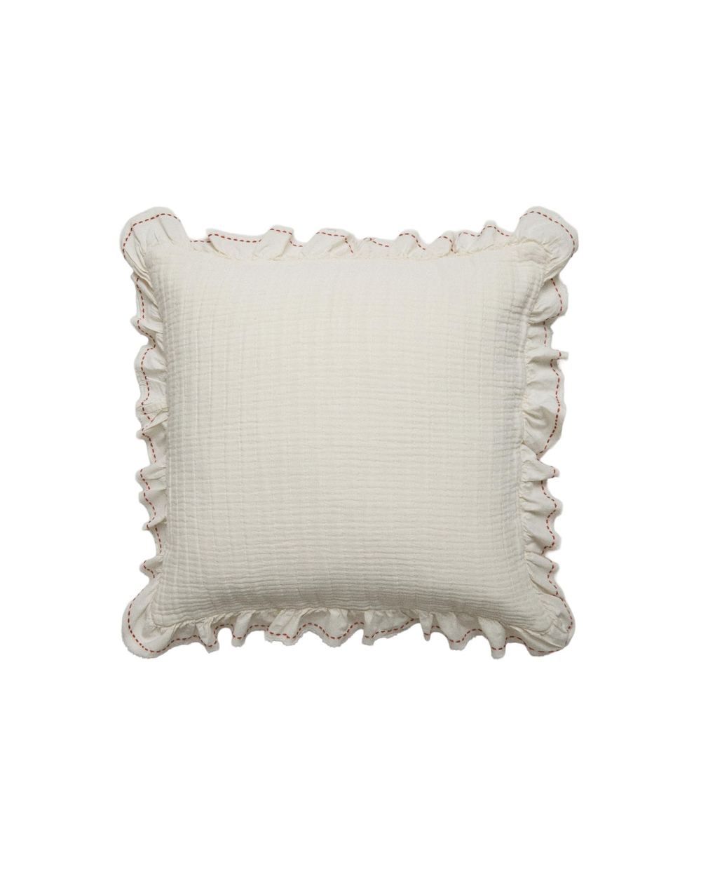 Zara Home наволочка декоративная из хлопка, оранжевый, 40x40 см