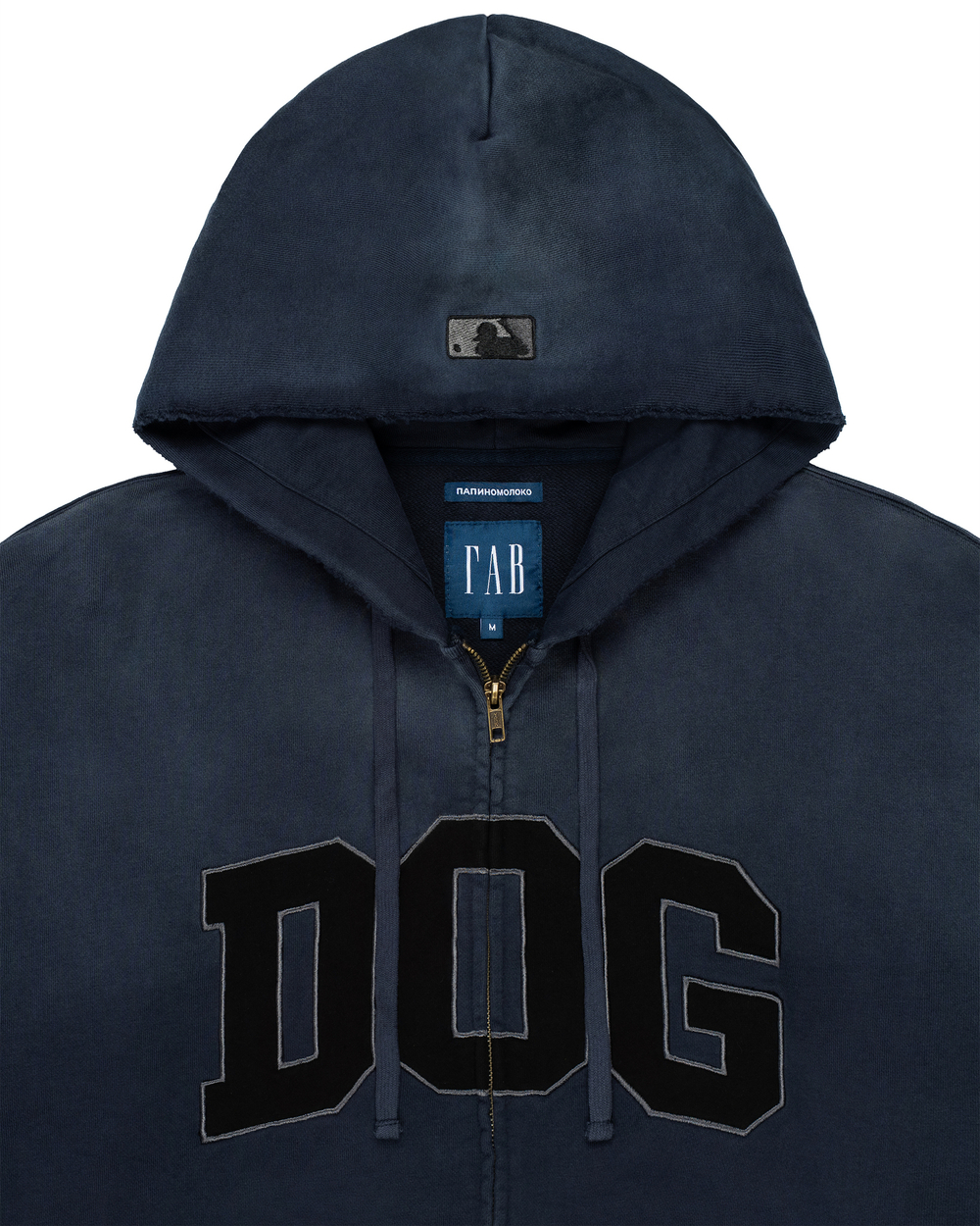 Зип-худи «DOG» кобольт