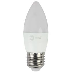 Лампа светодиодная ЭРА RED LINE ECO LED B35-6W-827-E27 6Вт свеча теплый белый свет Е27 | Лампы cветодиодные Свеча (B/C)