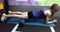 Masaj roliki \ Massage roller \ Массажный ролик PVC, EVA 11 x 33 sm (bənövşəyi)