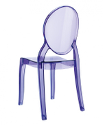 Стул прозрачный детский Siesta Contract Baby Elizabeth, фиолетовый
