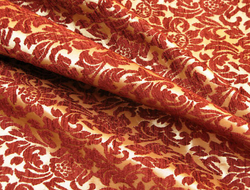 Шенилл Бланк цветы бордо