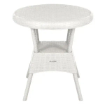 Стол круглый RATTAN Ola Dom белый 700х720мм