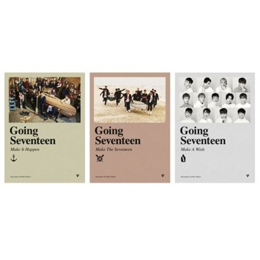 Альбом SEVENTEEN - GOING SEVENTEEN 3rd Mini Album 3 Version SET