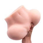 Реалистичный мастурбатор «Жура» - вагина и анус (Цвет: телесный)