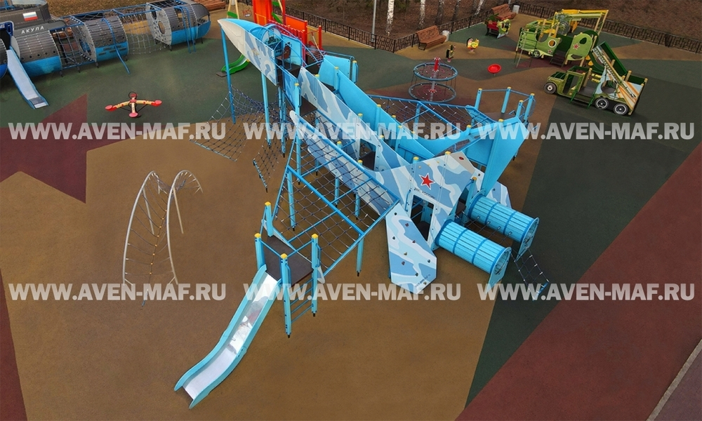 Игровой комплекс с подсветкой Самолет СУ-35