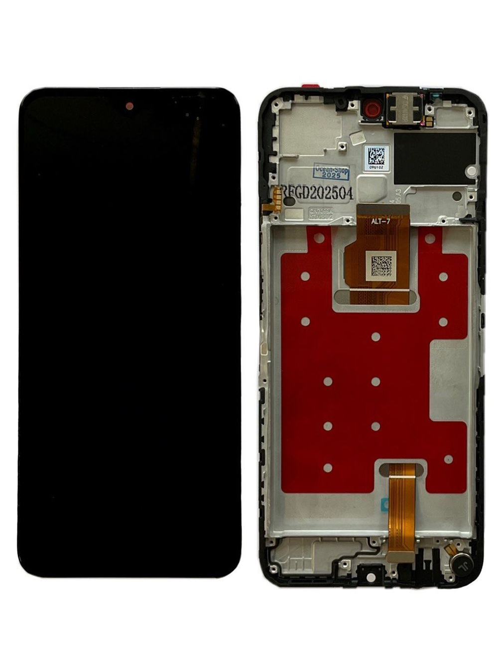 Дисплей для Huawei Honor X7c (ALT-LX1) с тачскрином и рамкой Черный - OR