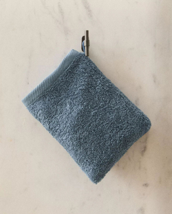 Zara Home - Мочалка из махрового хлопка, голубой, 15х20 см