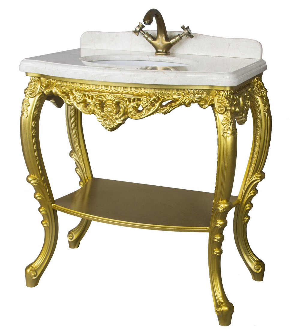 Консоль ISABELLA 80 арт. TS-10108-G/L поталь золото