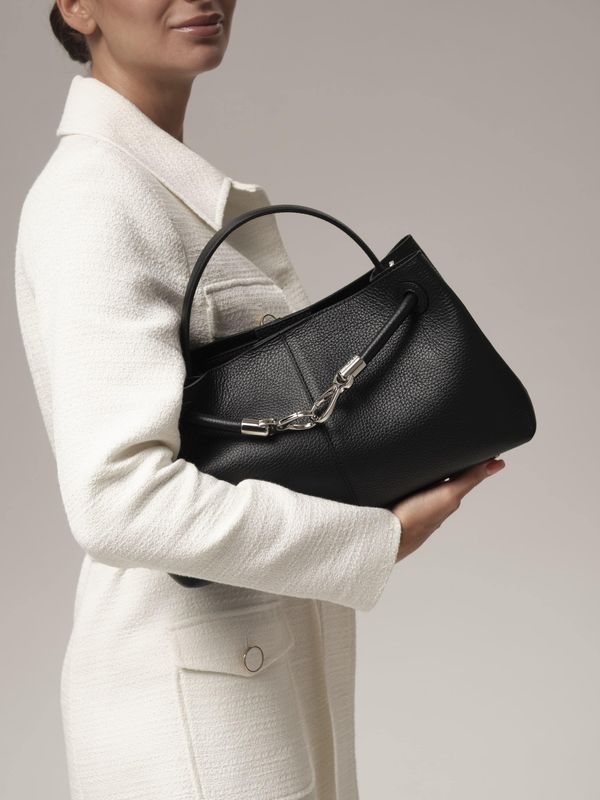 Кожаная сумка Ties DBR 31185 черный