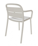 Кресло пластиковое Papatya Balat-K, светло-серый