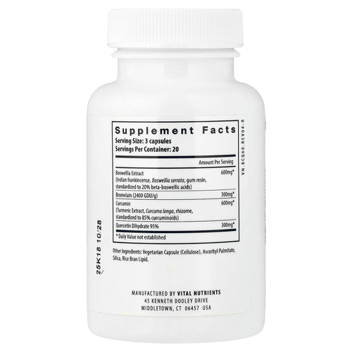 Vital Nutrients, BCQ, 60 веганских капсул