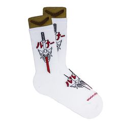 Носки BOOMERANGS Катана, белый