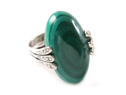 "Вернисаж" кольцо в серебряном покрытии из коллекции "Самоцветы" от Jenavi