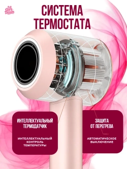 Фен Leafles Dryer 5 в 1 с ионизацией и магнитными насадками