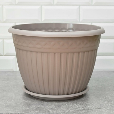 Кашпо Византия 15л, мокачино