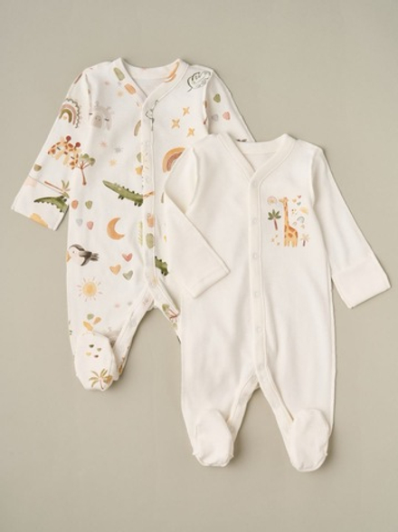 Комбинезон на кнопках 2 шт "Сафари"