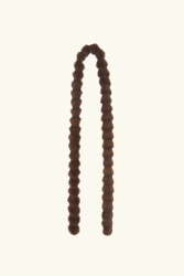 Шарф меховой (Puffette), коричневый