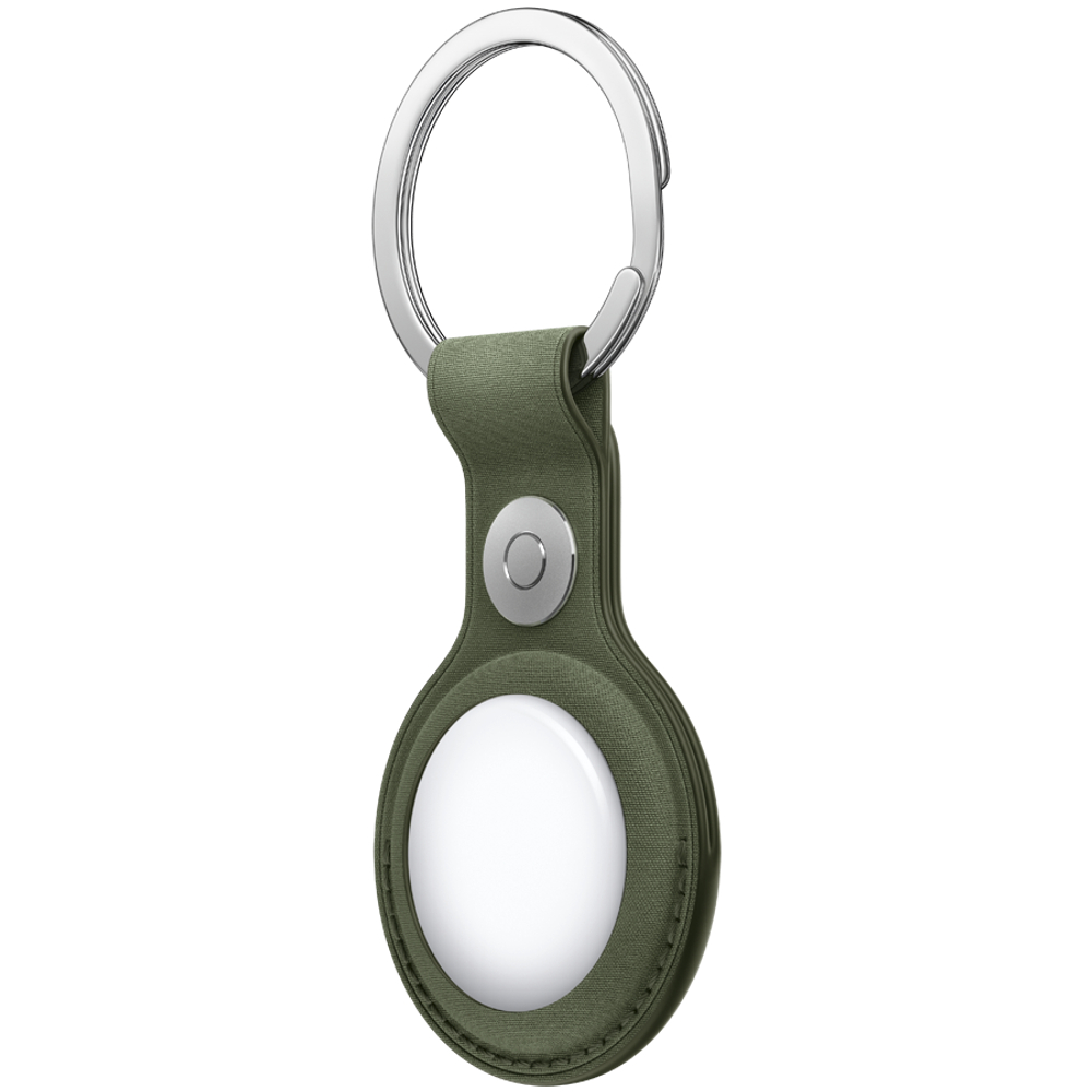 AirTag FineWoven Key Ring - Moss,Model A3363