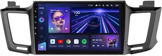 Магнитола для Toyota RAV4 XA40 2012-2019 - Teyes CC3 Android 10, ТОП процессор, 4/32 Гб, CarPlay, SIM-слот