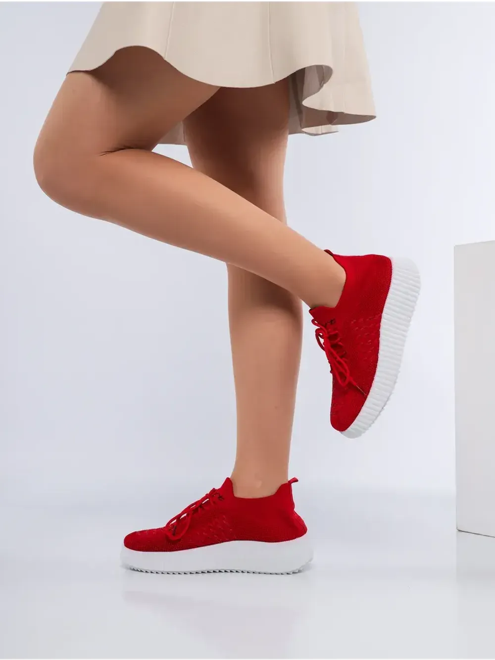 Слипоны на высокой подошве мокасины летние текстильные