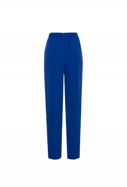 Брюки из крепа электрик 20-18SS