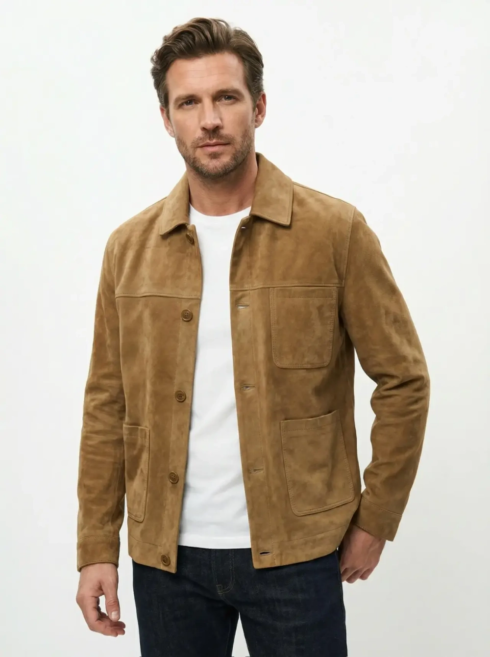 Куртка из натуральной замши