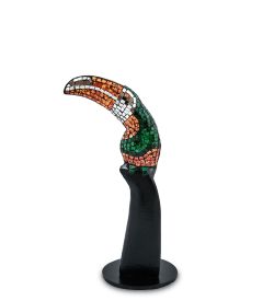 Decor and Gift 23-029-03 Н-р статуэток из трех «Тукан» дерево+стекл.мозаика (50,40,30 см)