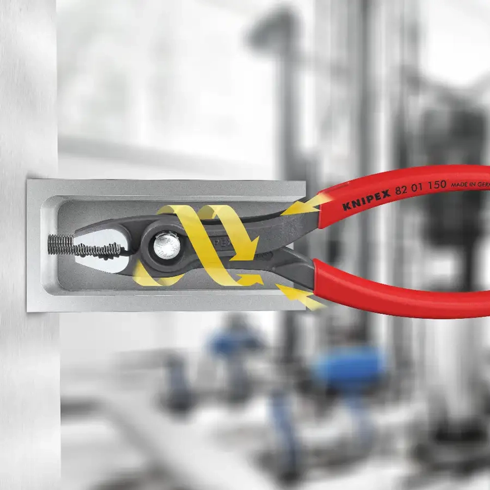 Плоскогубцы с передним и боковым захватом TwinGrip Knipex 82 01 150