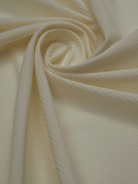 Микрофибра бельевая в рубчик матовая эластичная светло-желтая