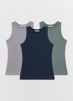 Набор №4 из трех топов в рубчик