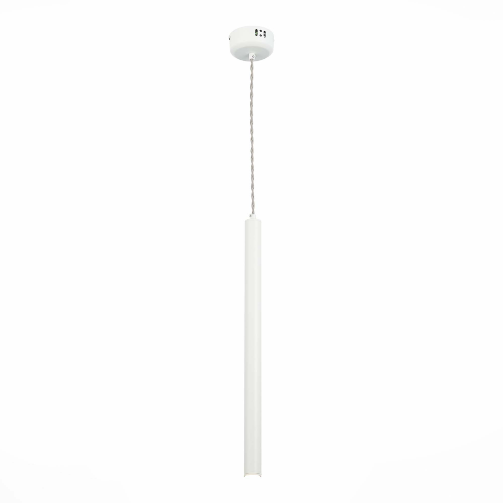 ST153.543.03 Светильник подвесной Белый LED 1*3W 4000K 255Lm Ra  IP20 D30xH1 500 180-240V Подвесные светильники