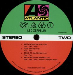 LED ZEPPELIN - LED ZEPPELIN IV. 1LP (180 Gram Black Vinyl/Gatefold)