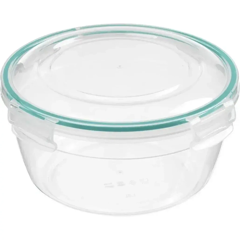 Контейнер для продуктов герметичный круглый 1,5л с замками (бесцветный)