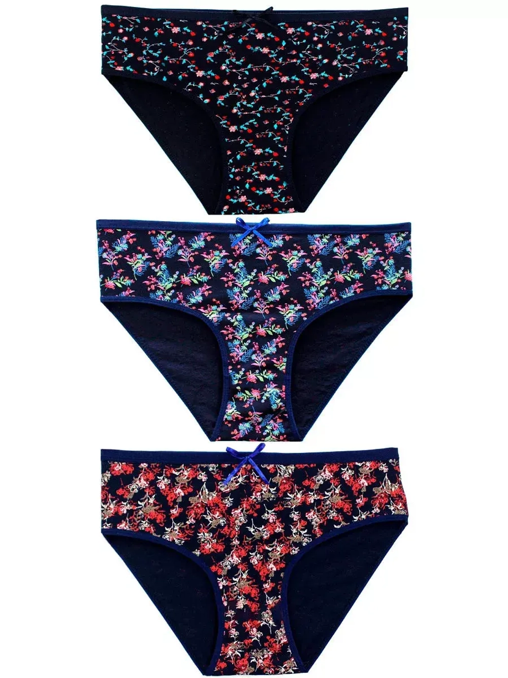 Трусы женские/хлопковые/Набор 3 шт