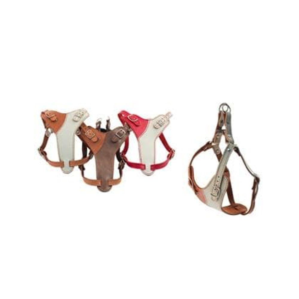 Шлейка DA030211 "Ева" 20-28см - 30-40см д/собак "Замша"