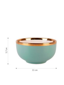 Салатник "Royal line. Mint" 11*11*5,7см. v=400мл. (min6) (транспортная упаковка)