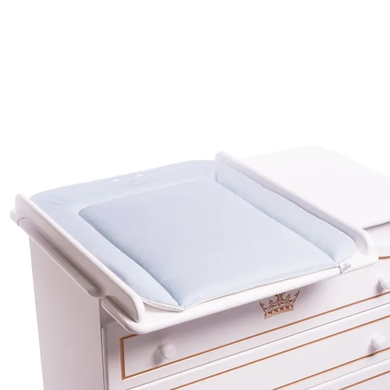 Пеленальный матрас Lollycotons Экокожа 56*68 Голубой