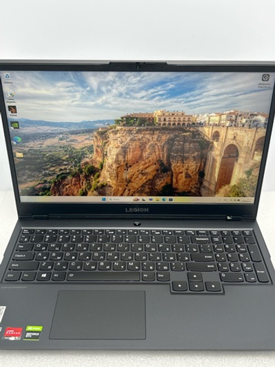 Ноутбук Lenovo Legion 5-15ARH05 CPU: AMD Ryzen 5 4600H 3.0ГГц, RAM: 8 ГБ, SSD: 256 ГБ, GPU: nVidia GeForce GTX 1650 4 ГБ, OS: Free DOS, LCD: 15.6"/1920х1080