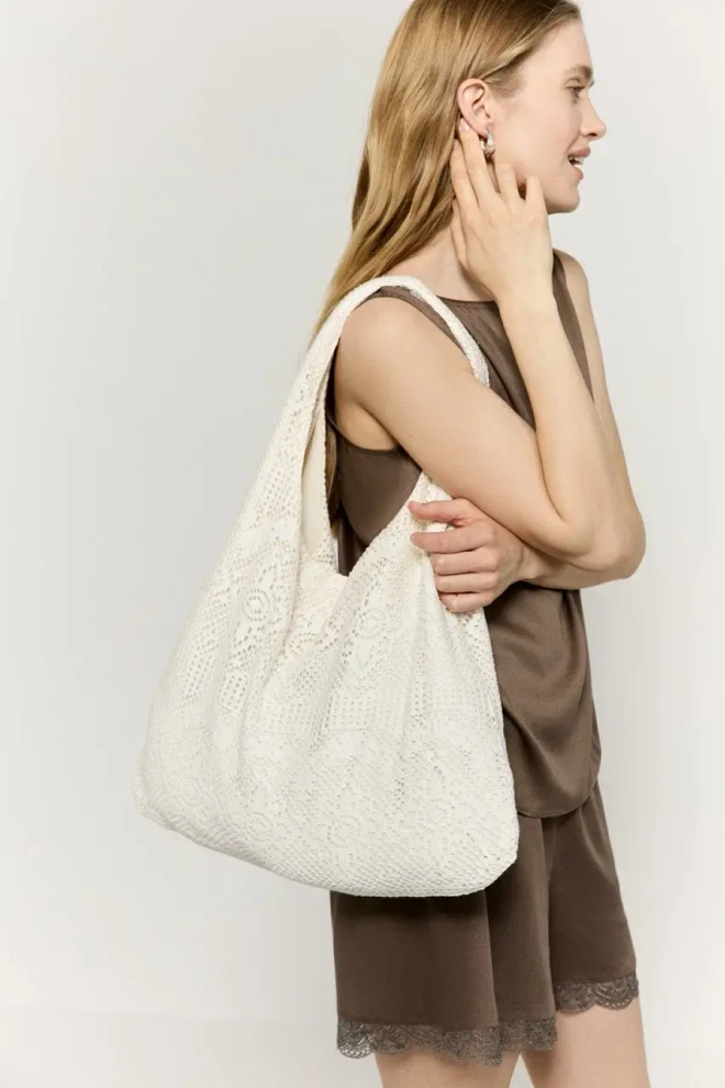 Сумка кружевная L