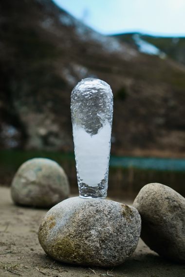 Киоко Ваза Стеклянная 13.5х11х32.5см