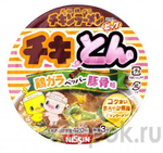 Лапша Чикен Рамен со вкусом курицы и свинины Nissin, 101 гр